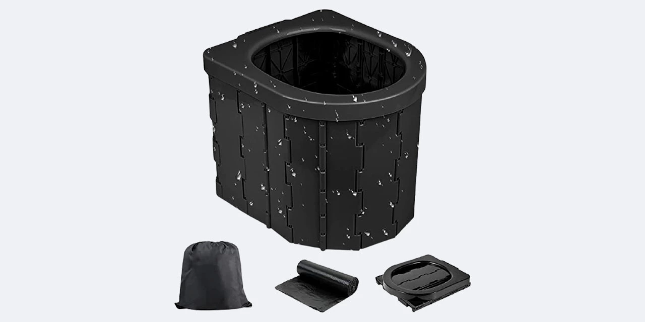 6- Yarashop Portable Bucket Toilet