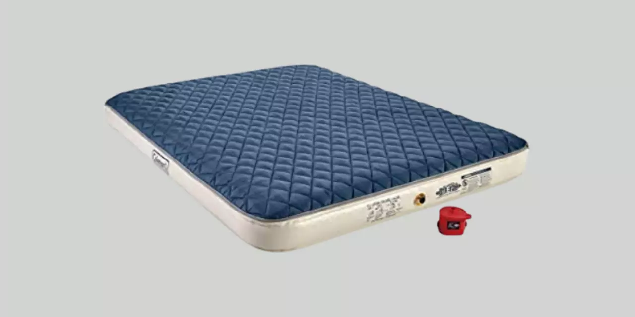 Coleman Inflatable Airbed with Zip-On Insulated Mattress 