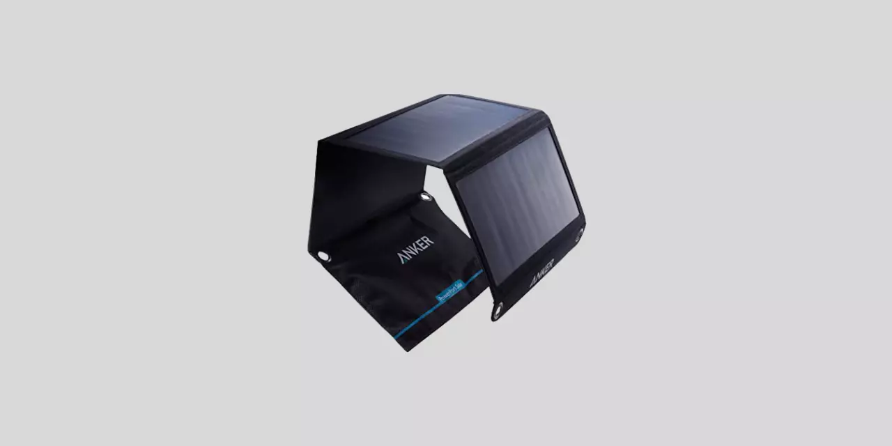 Anker 21W Portable Solar Charger with Foldable Panel
