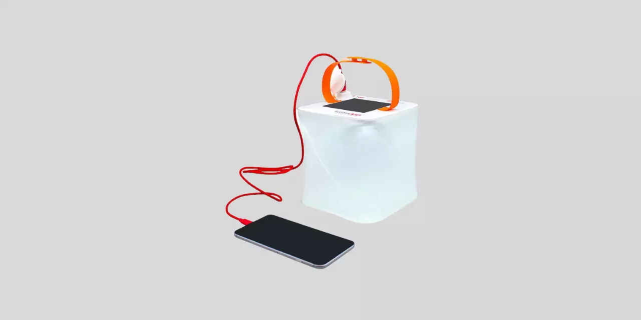 LuminAID PackLite Campinwith g Lantern and Phone Charger