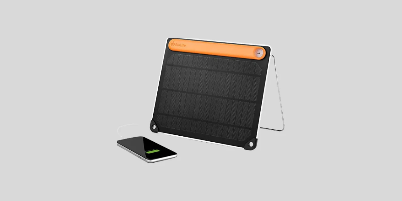  BioLite Solar Panel 5+ with Integrated Power Bank