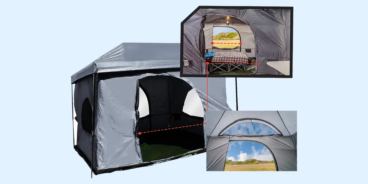 Original-Authentic Standing Room Family Cabin Camping Tent